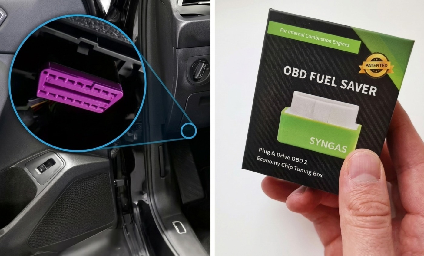 Chauffeur met SynGas in de auto